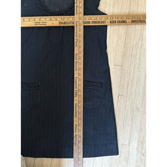 Joe's Jeans Polka Dot Ruffle Shift Dress Size M Black White - Picture 8 of 9